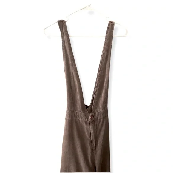 Sadie & Sage grey corduroy overalls - Picture 3 of 4